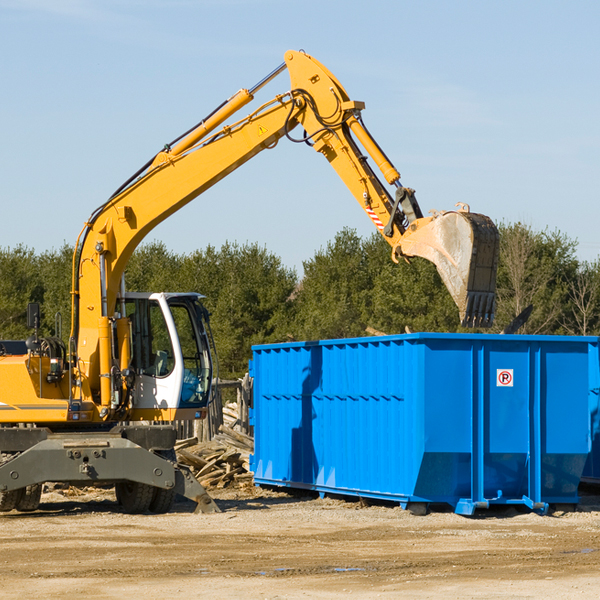 how many times can i have a residential dumpster rental emptied in Yellow Pine